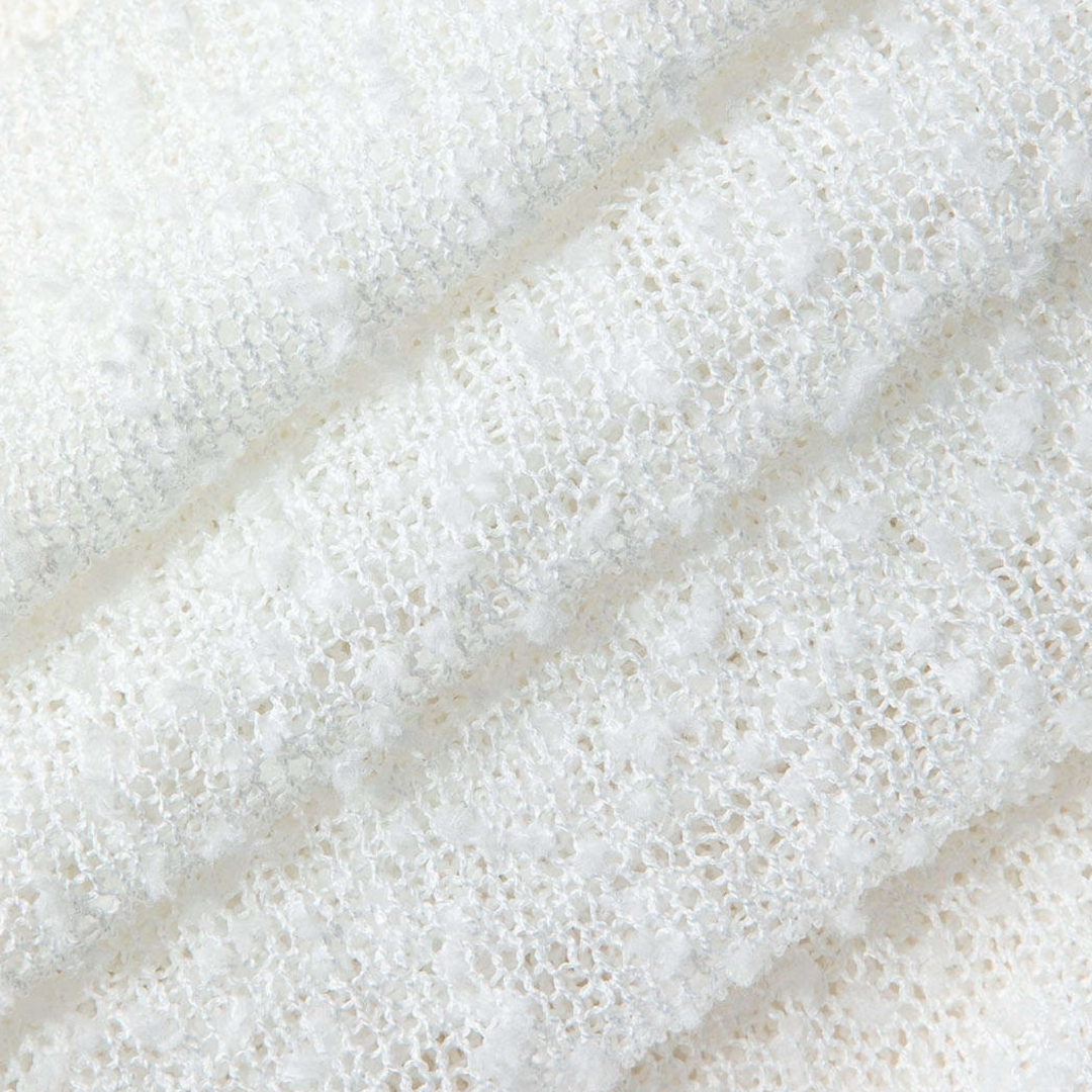 Kim - Schulterfreies Maxi-Strickkleid