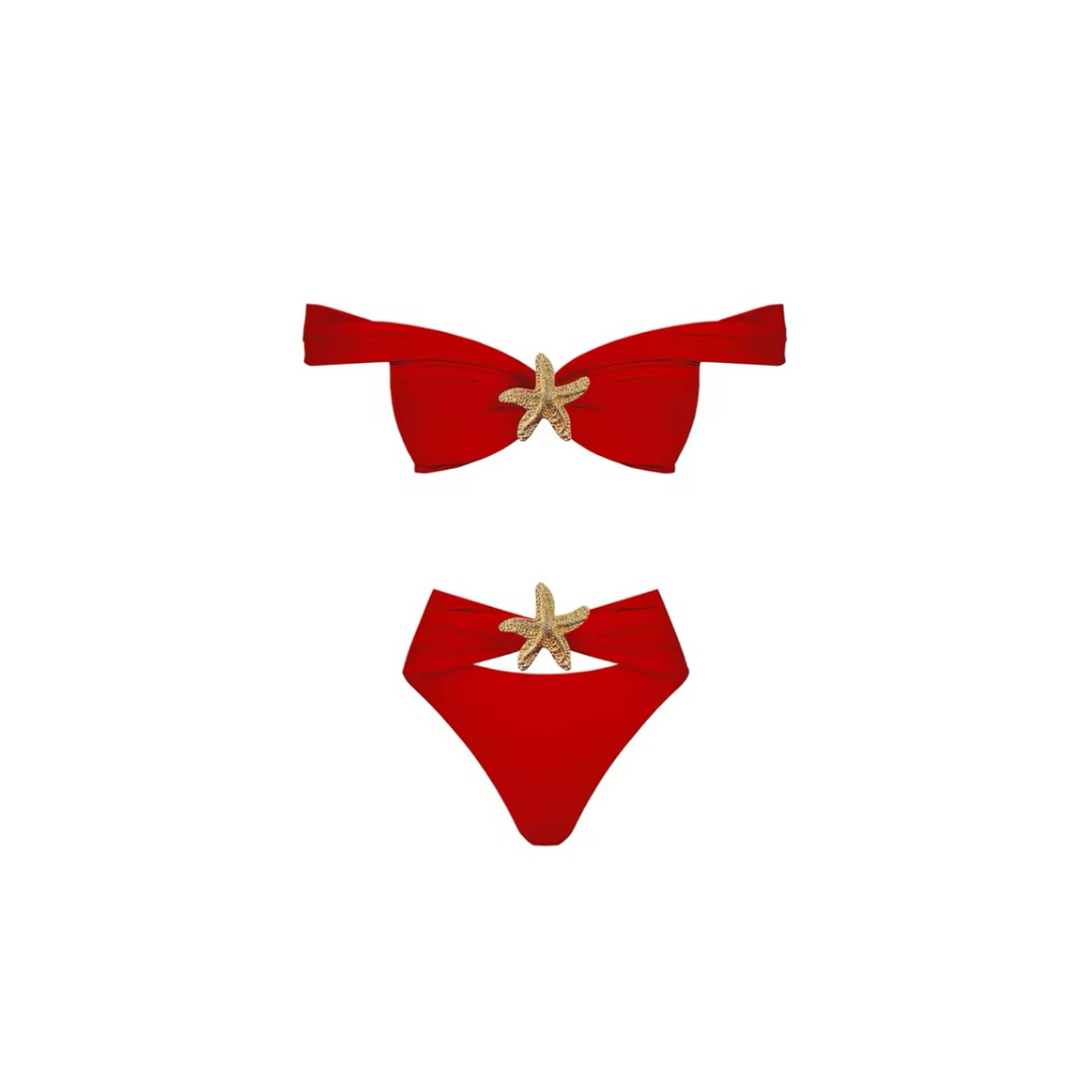 Star - Bikini-Set mit Rock