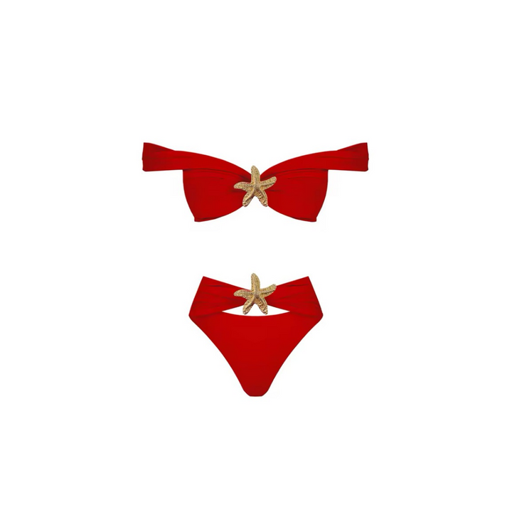 Star - Bikini-Set mit Rock