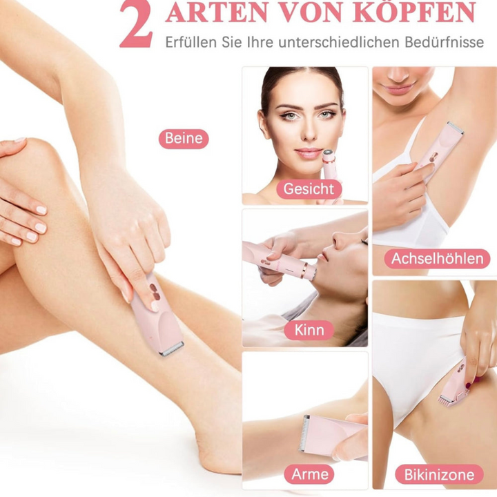 "GlamGroom" - 2-in-1 Rasierer